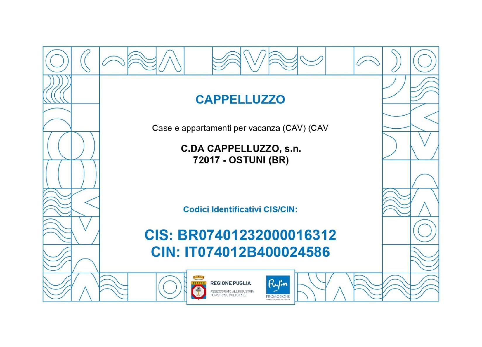 チステルニーノ Cappelluzzoヴィラ エクステリア 写真